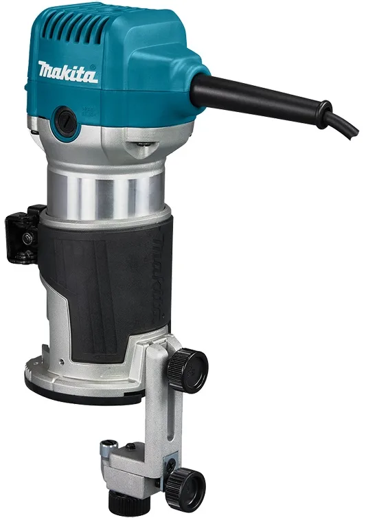 Фрезер Makita RT0702CX2 потужністю 710 Вт, цанга 6 та 8 мм, швидкість 10000-34000 об/хв, вага 1.8 кг.