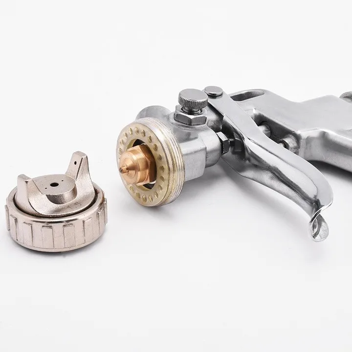 Краскопульт 1,8 мм пластиковий верхній бачок 600 мл чорний