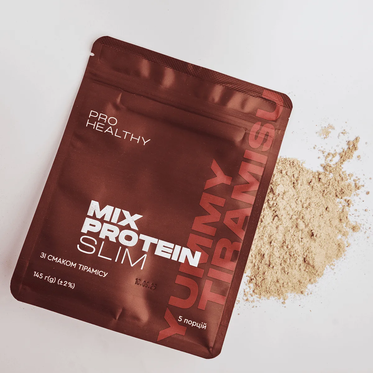 Choice Mix Protein Slim Yummу Tiramisu — низькокалорійний поживний коктейль, 145 г Чойс