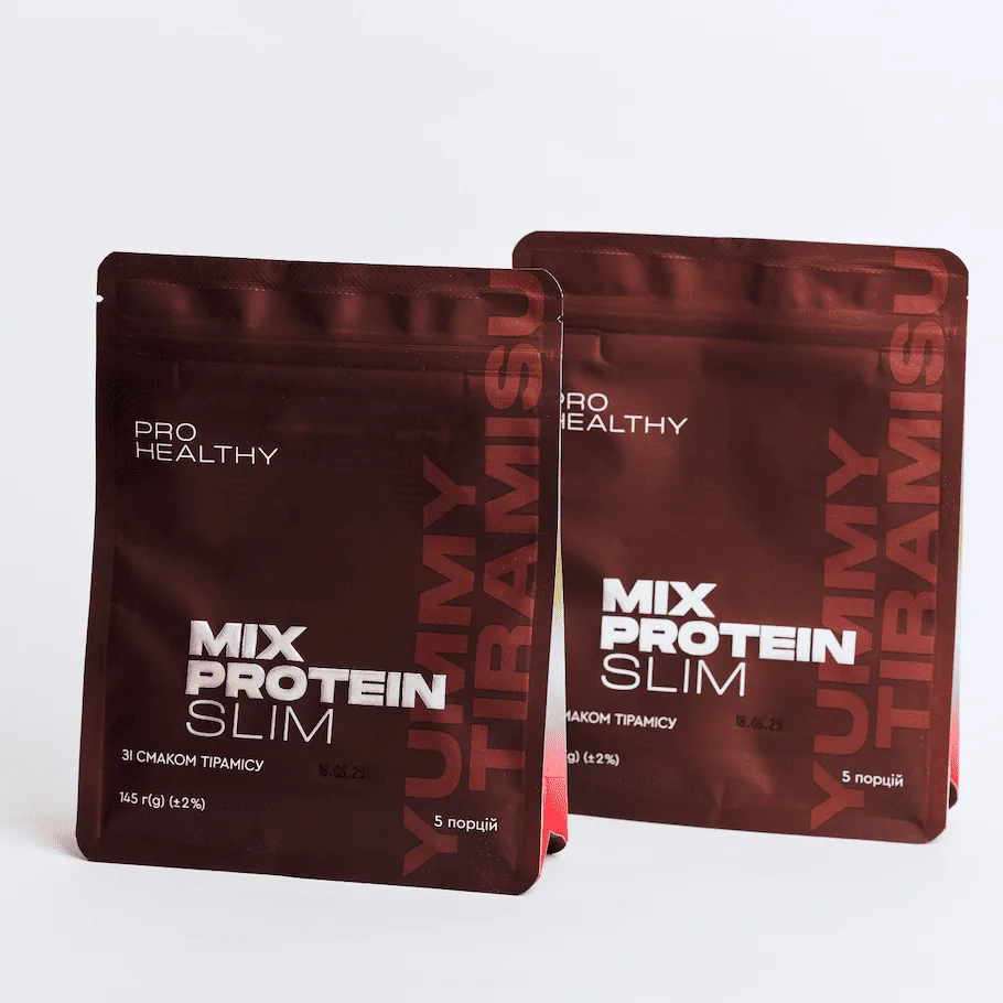 Choice Mix Protein Slim Yummу Tiramisu — низькокалорійний поживний коктейль, 145 г Чойс