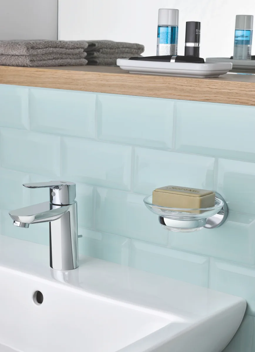 Тримач для склянки Grohe метал 54х67х111 мм сталевий хромований
