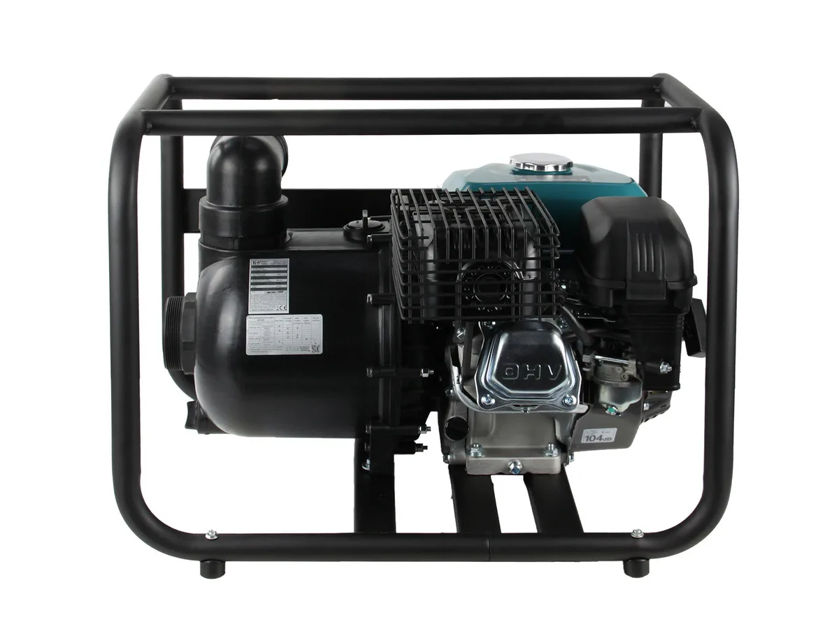 Бензинова мотопомпа KonnerSohnen KS 80CW, продуктивність 1000 л/хв, потужність 7.0 к.с, вага 28 кг.