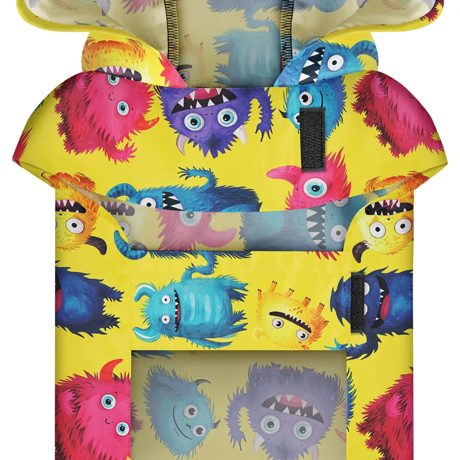 Дощовик-накидка WAUDOG Мохнаті монстри 26-29 см Поліестер XS