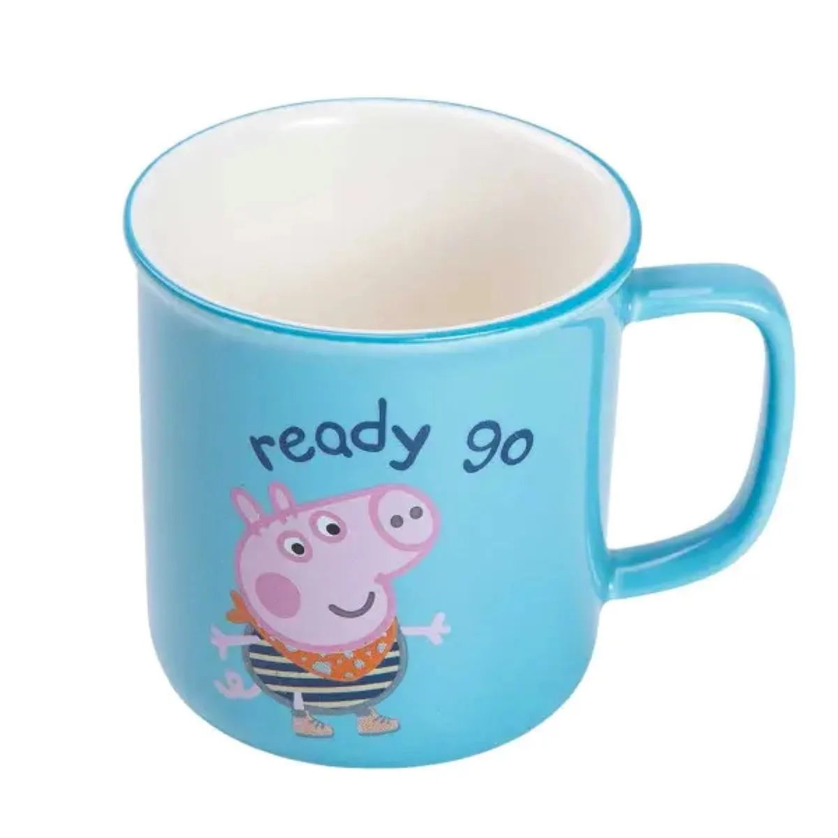 Набір чашок Peppa Pig кераміка 6 шт 150 мл блакитний