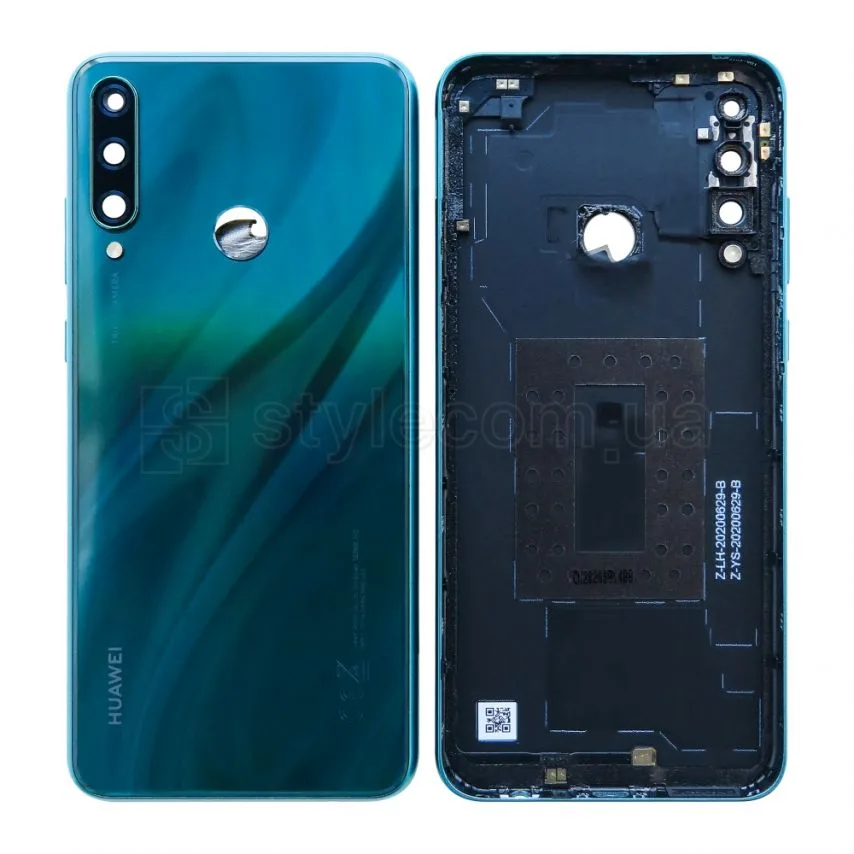 Корпус Huawei High Quality зелений зі склом камери