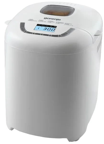 Хлібопічка Gorenje 550 Вт 0,9 кг Білий Пластик Метал