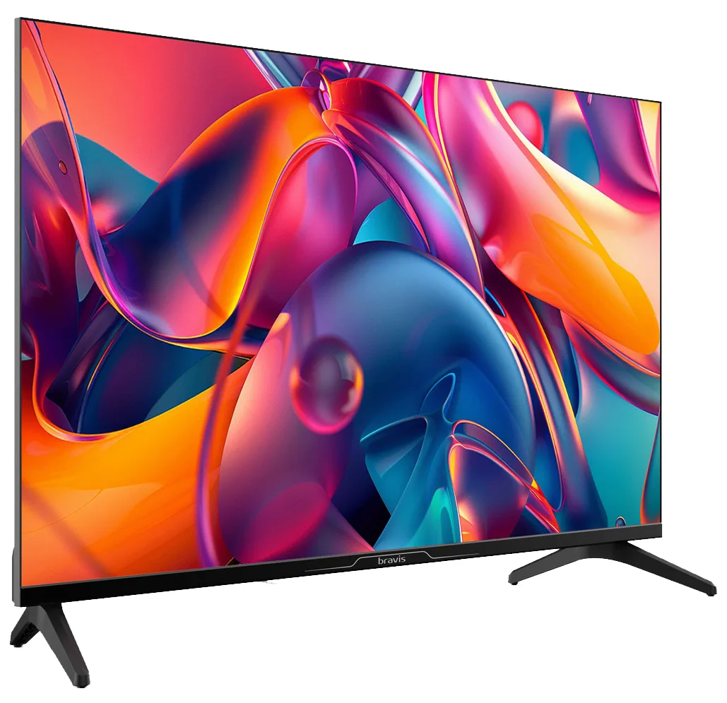 LED-телевізор Bravis 32 дюйми чорний ADS 1366x768 Smart TV