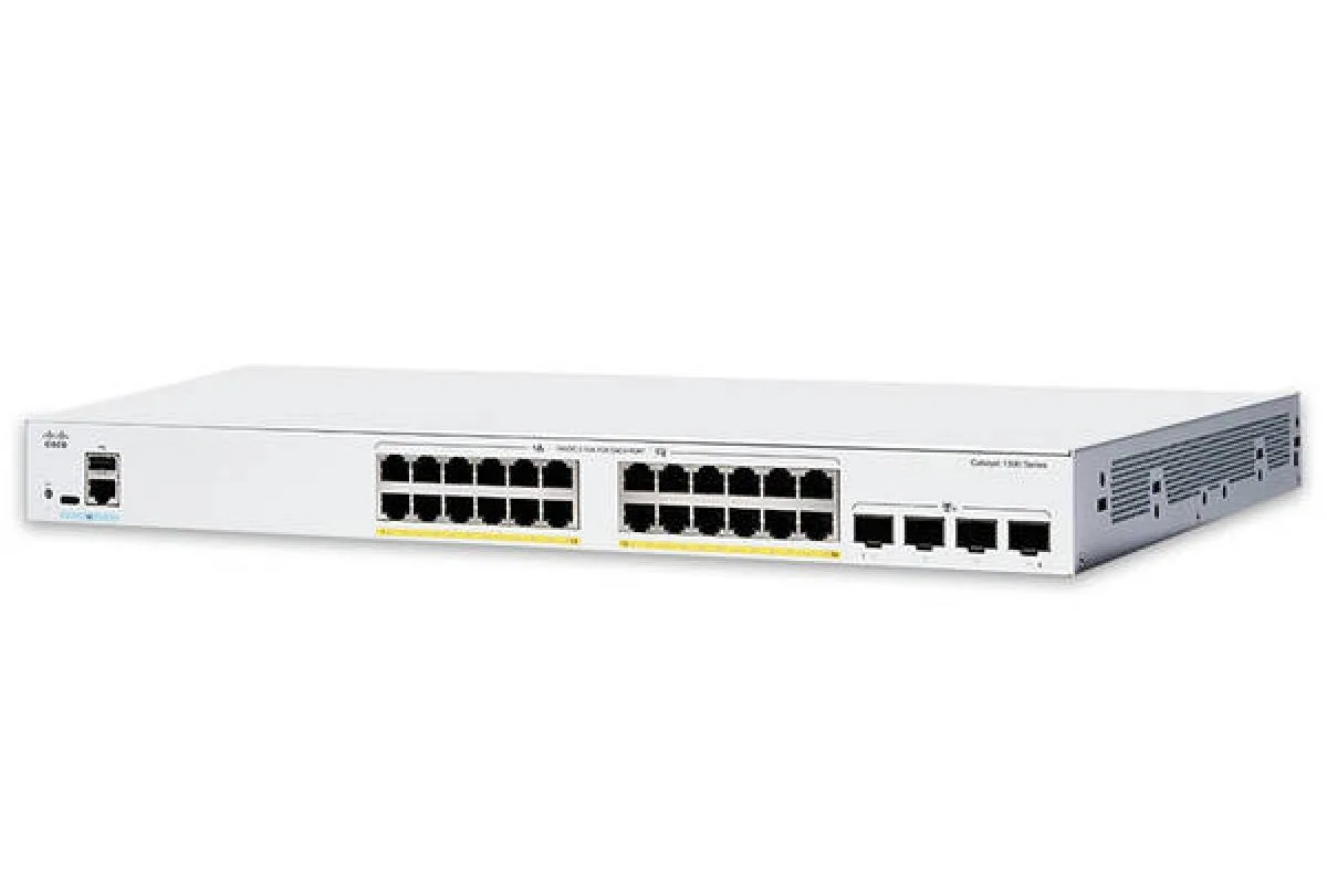 Коммутатор Cisco Catalyst 1300 24xGE, Full PoE, 4x10G SFP+