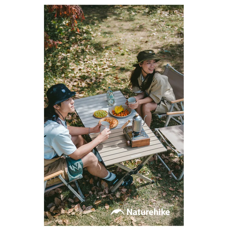 Складной стол Naturehike углеродная сталь 89х60 см черный