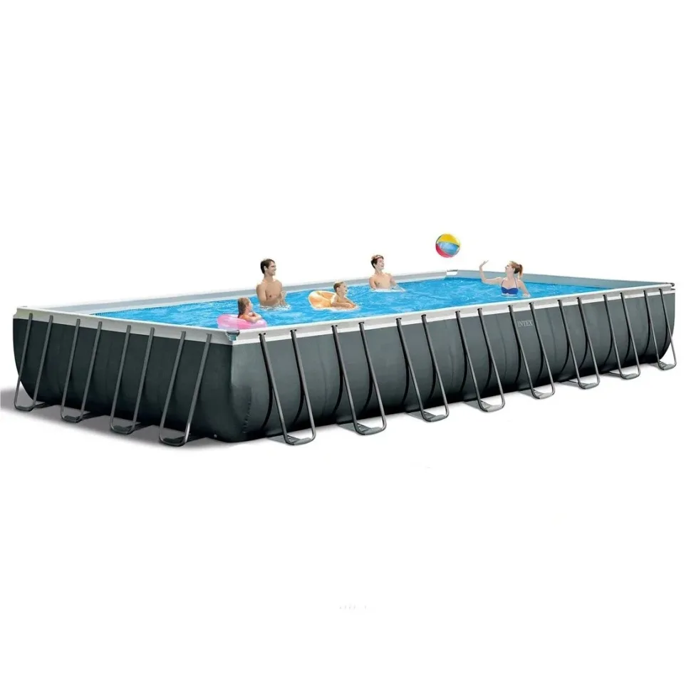 Каркасний басейн Intex PREMIUM POOL 975х488х132 см ПВХ чорний