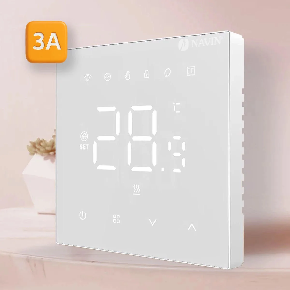 Терморегулятор Navin електронний Wi-Fi 5...35 °C для котлів опалення