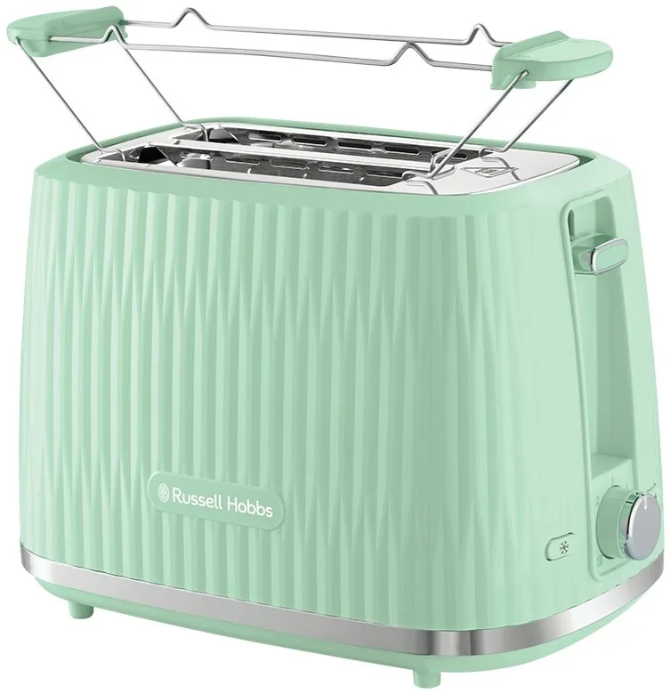 Тостер Russell Hobbs пластик 800Вт фісташковий 2 відділення підігрів розморожування