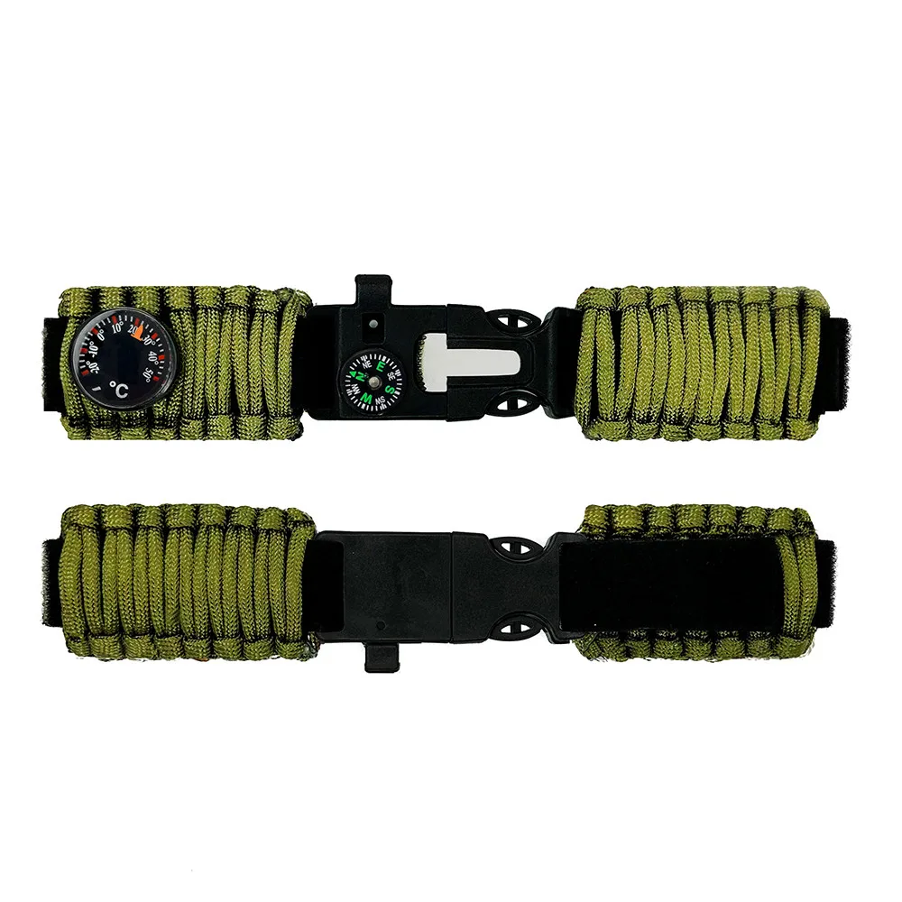 Паракордовий ремінець Modfit accessories 25,5 см 17 мм чорно-зелений