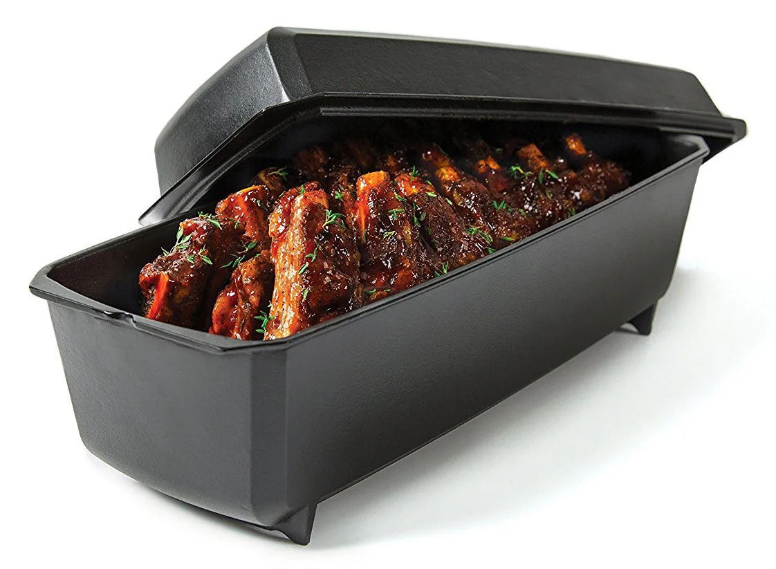 Стійка для ребер Broil King чавун 14х40,6х10,2 см чорна