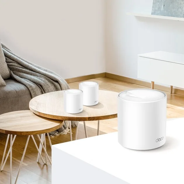 Система WiFi-Mesh TP-LINK Deco X60 AX5400, 1xGE LAN, 1xGE WAN, 1мод