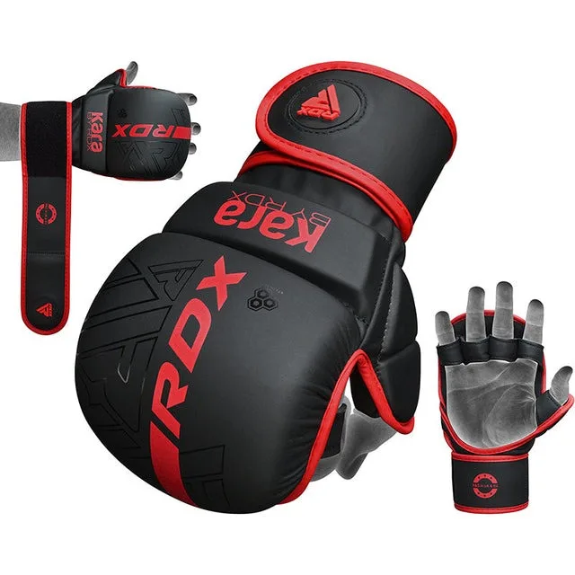 Рукавиці для ММА RDX штучна шкіра L/XL червоні