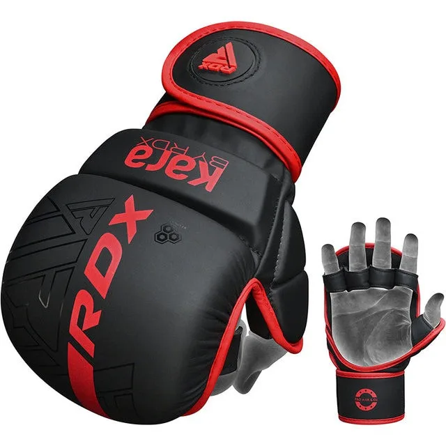 Рукавиці для ММА RDX штучна шкіра L/XL червоні
