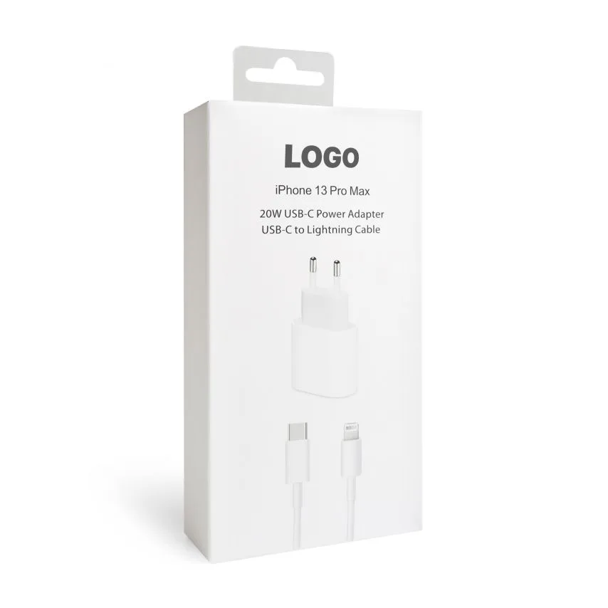 Зарядний пристрій Apple 20W Type-C з кабелем Lightning білий