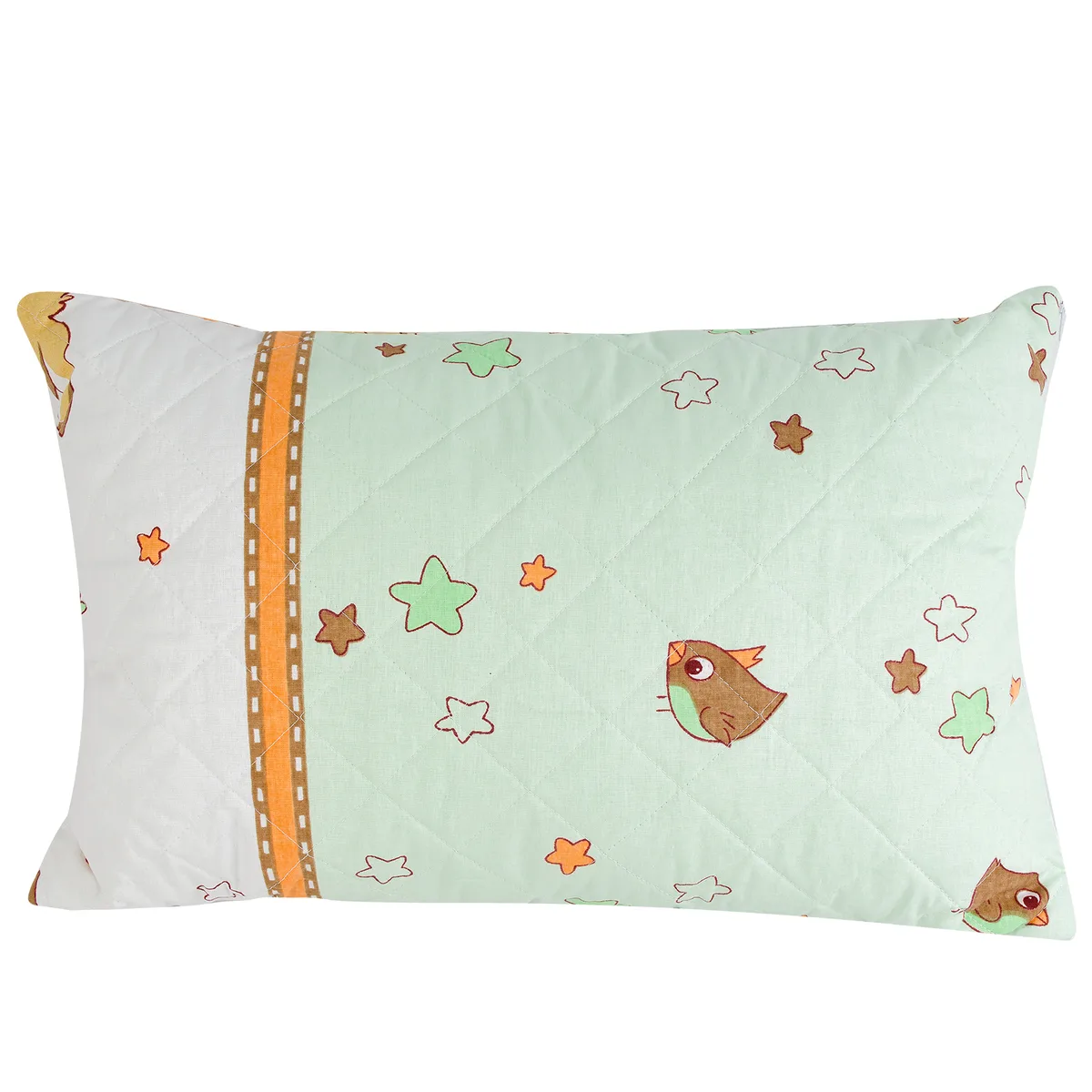 Подушка стьобана Home Line зі з'ємним чохлом 40х60 см Білий