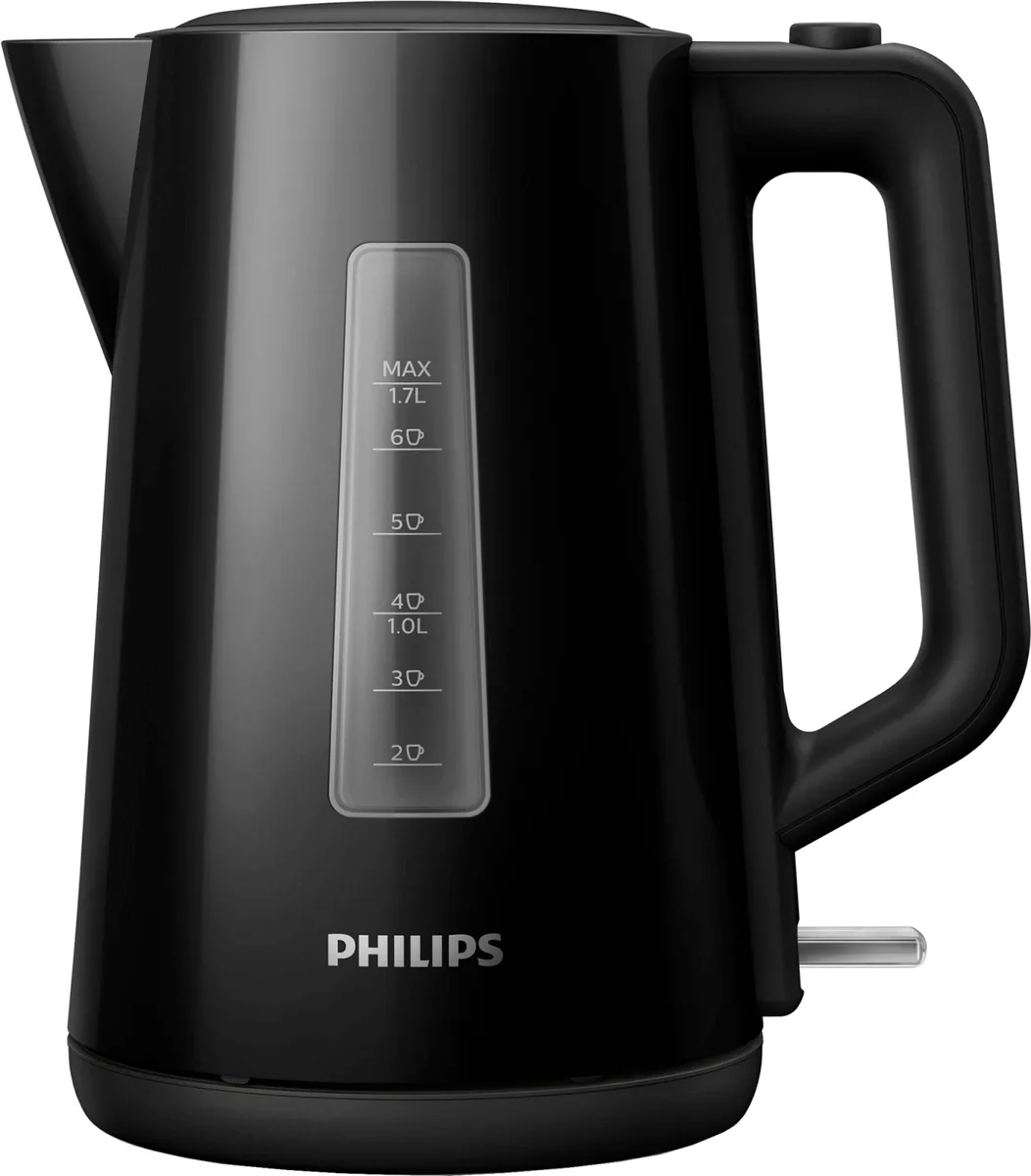 Електрочайник Philips 1,7 л пластик чорний 2200 Вт