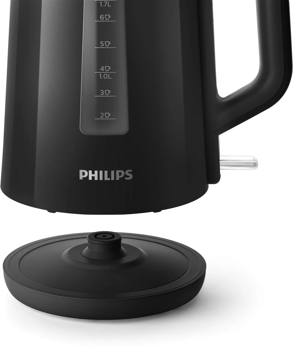 Електрочайник Philips 1,7 л пластик чорний 2200 Вт