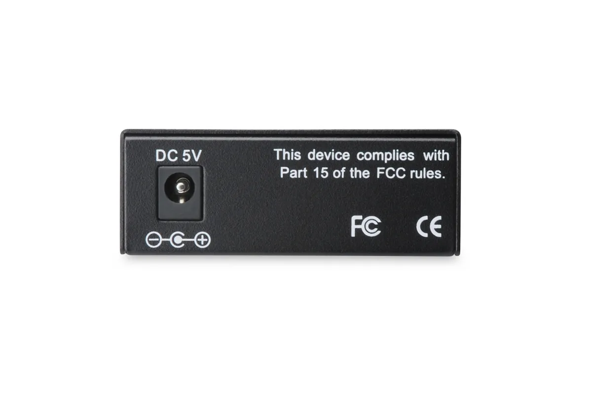 Медіа конвертор DIGITUS Gigabit, RJ45 / SM SC SX, BiDi Tx1550nm/Rx1310nm, 20км