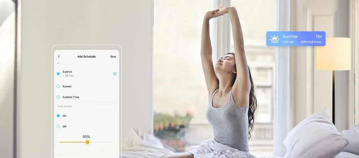 Умная Wi-Fi лампа TP-LINK Tapo L510E 2 шт. N300
