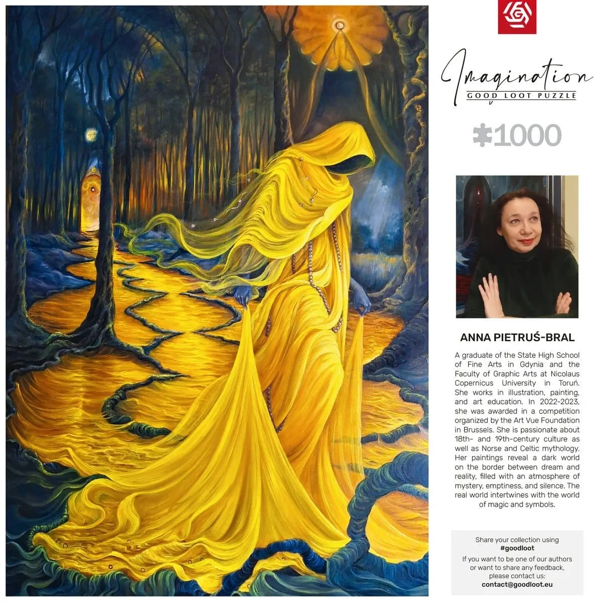Пазл GoodLoot картон 1000 од. кольорова ілюстрація Anna Pietrus-Bral