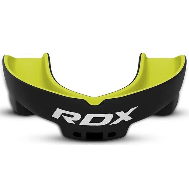 Капа RDX термопластик доросла 12+ Чорна/Зелена
