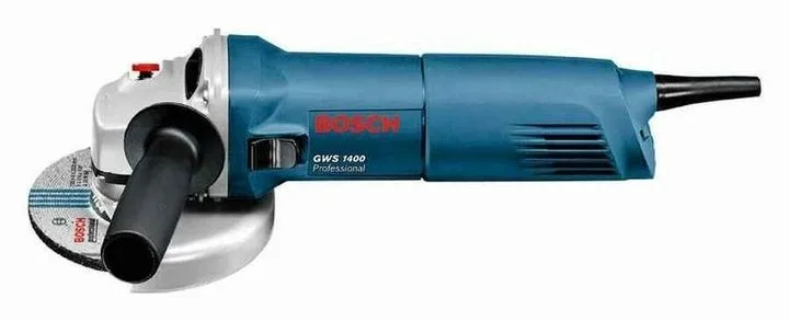 Кутова шліфувальна машина Bosch Professional GWS 1400, 125 мм, 1400 Вт, 11000 об/хв, 2.2 кг.