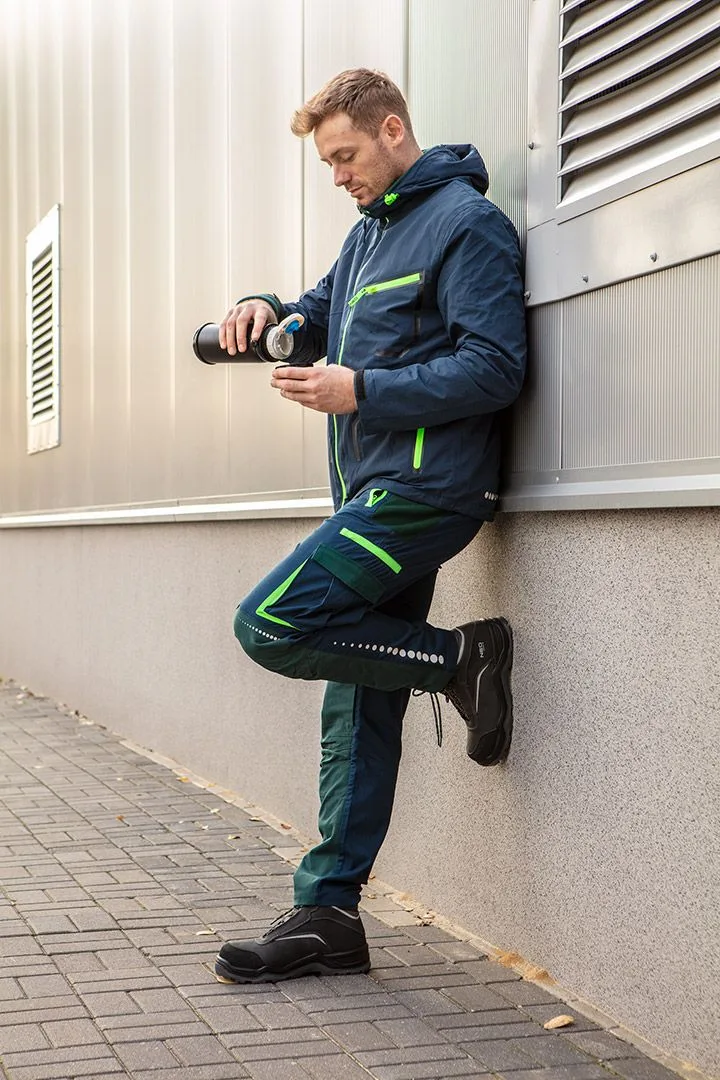 Штани для роботи Neo Tools Premium з посиленням з Cordura, відсік для наколінників, розмір L (52), сині.