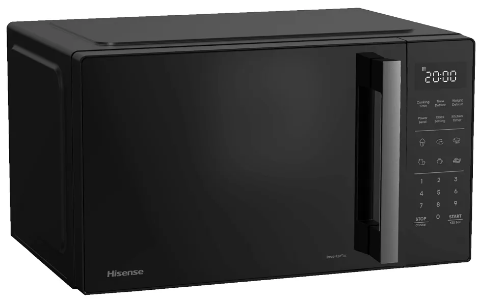 Мікрохвильова піч Hisense керамічна 23 л 900 Вт чорна