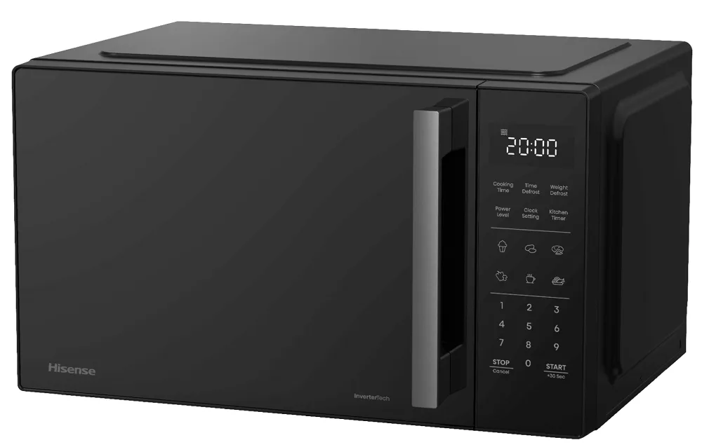 Мікрохвильова піч Hisense керамічна 23 л 900 Вт чорна