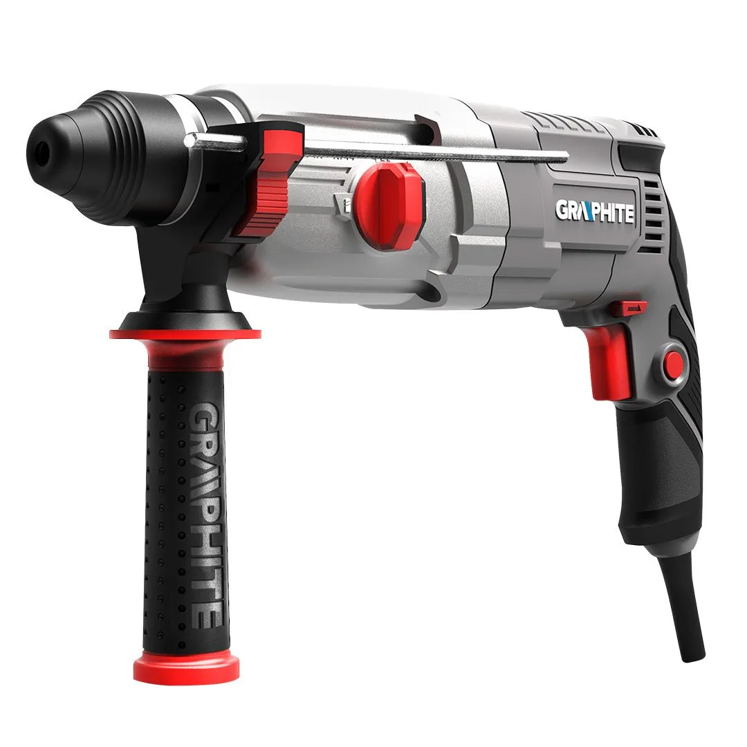 Перфоратор GRAPHITE SDS-plus 800 Вт 2.8 Дж з кейсом, вага 3.28 кг.
