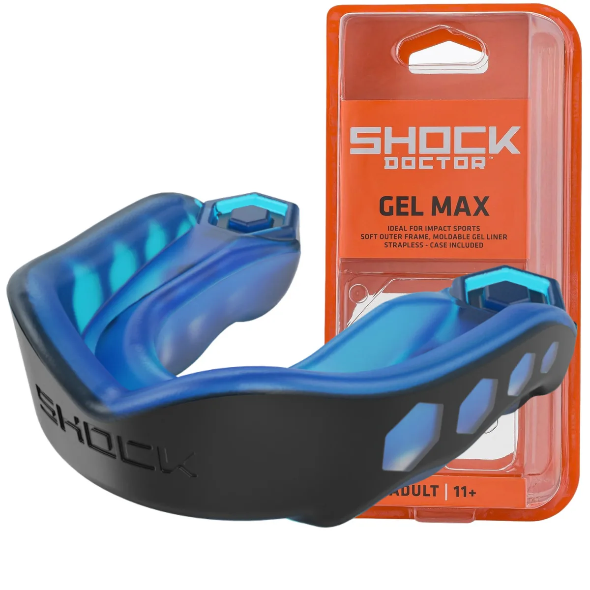 Капа Shock Doctor термопластик доросла Black Blue 11+