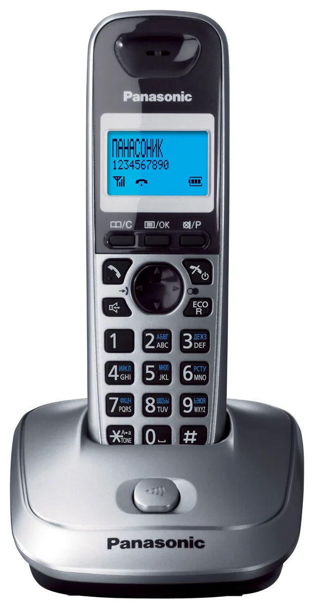 Радіотелефон DECT Panasonic KX-TG2511UAM, Metallic