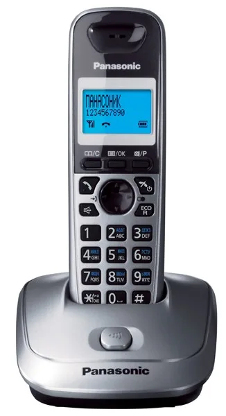 Радиотелефон DECT Panasonic KX-TG2511UAM, металлический