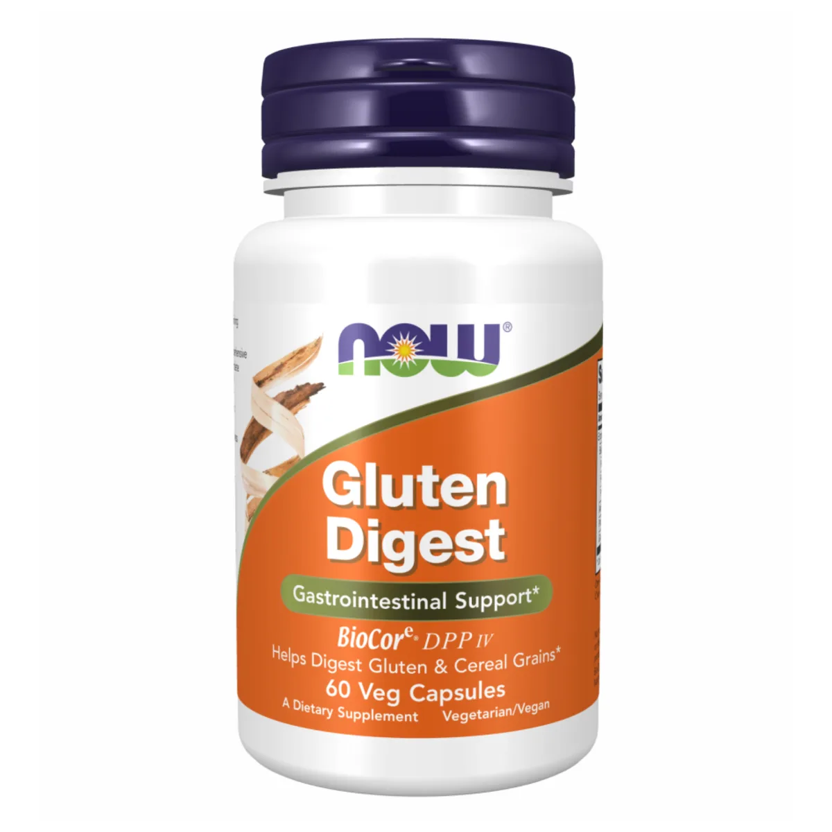 Ферментний комплекс Now Foods Gluten Digest Enzymes 60 вегетаріанських капсул