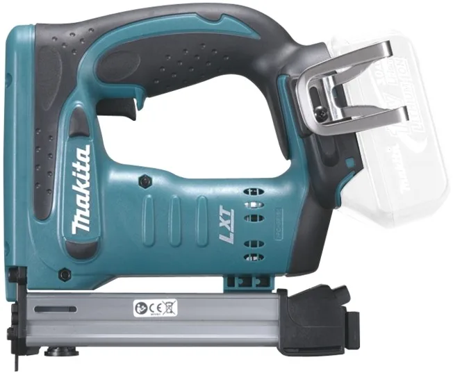 Акумуляторний степлер Makita DST221Z 18В для скоб 10-22/0.6х1.2мм без батареї та зарядного пристрою.