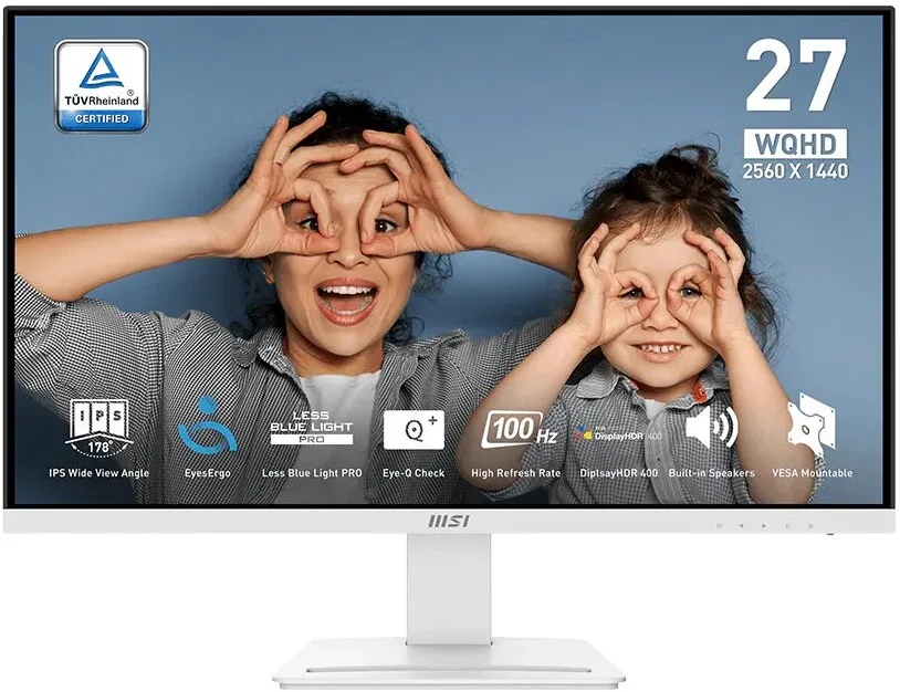 Монітор MSI IPS 27" 2560x1440 100Hz білий