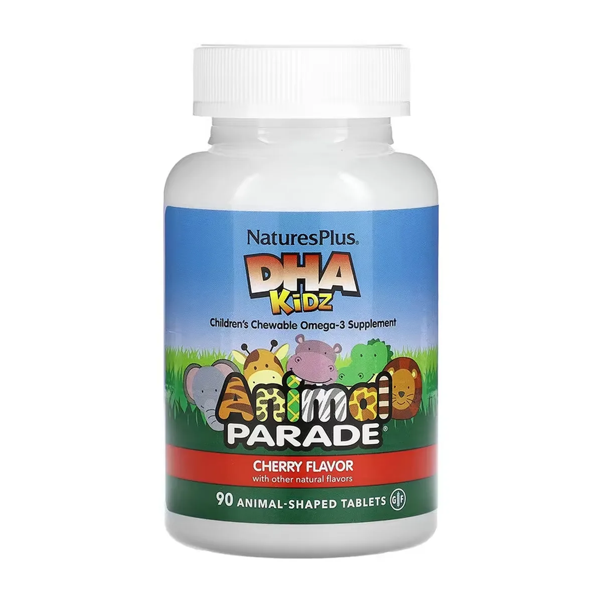 Діти Жувальні DHA Омега-3 Nature's Plus 90 жувальних таблеток Вишня