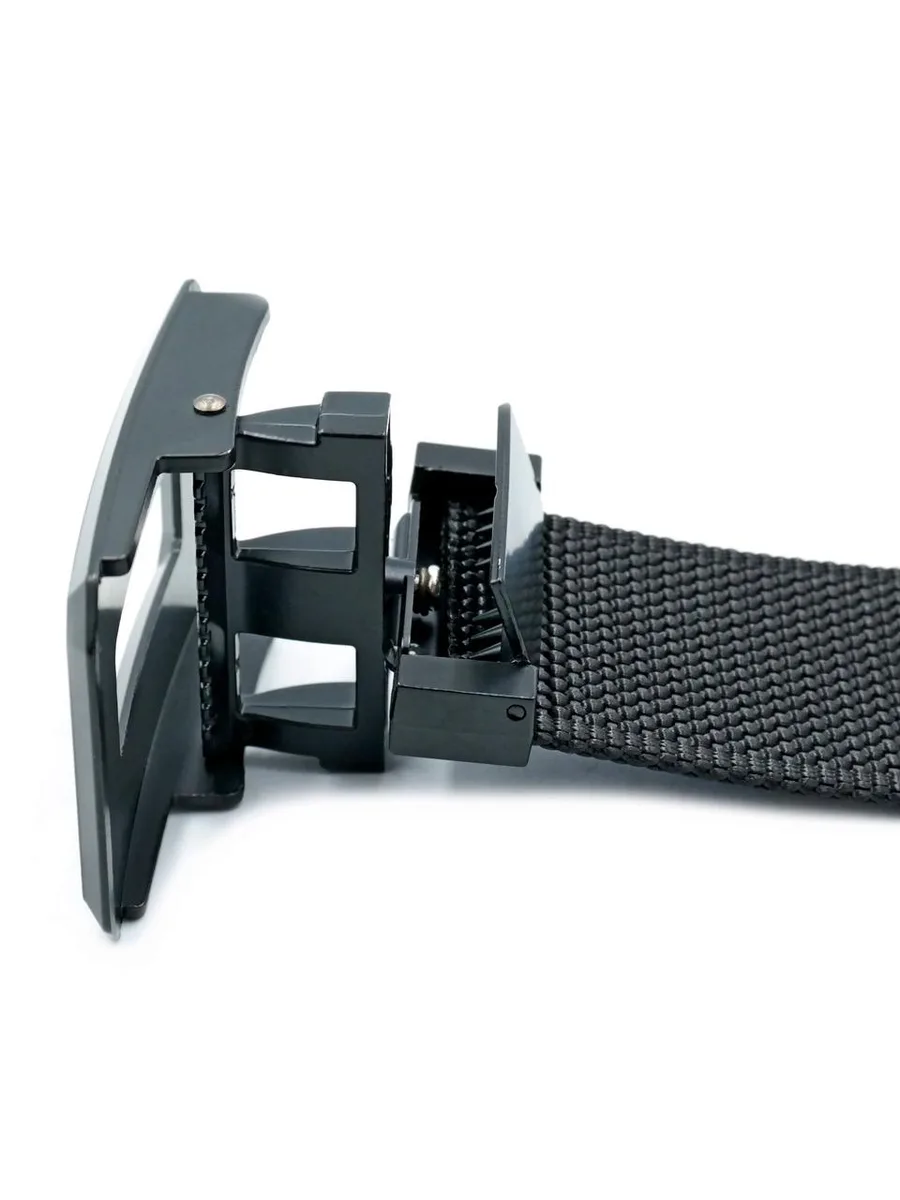 Ремінь тканинний Weatro 3,8 см 120 см Синій Чорний