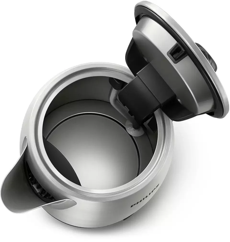 Електрочайник Philips Нержавіюча сталь 1,7 л Чорний