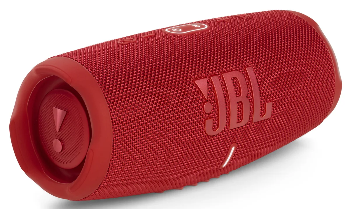 Портативна колонка JBL гумова 220х95х93 мм червона 40 Вт 20 годин роботи