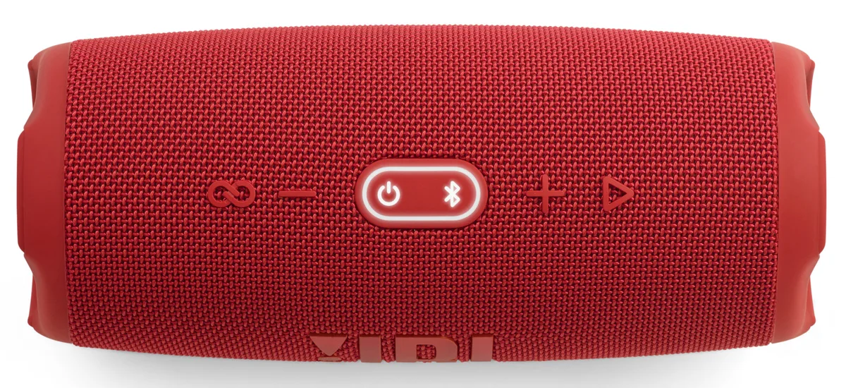 Портативна колонка JBL гумова 220х95х93 мм червона 40 Вт 20 годин роботи