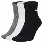 Шкарпетки NIKE бавовна 34-38 чорний білий сірий 3 пари