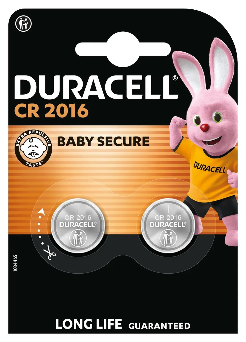 Літієва батарейка Duracell 2016 3V 2 шт.