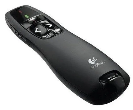 Презентер Logitech бездротовий USB чорний 37,8х115,5х27,4 мм 57 г