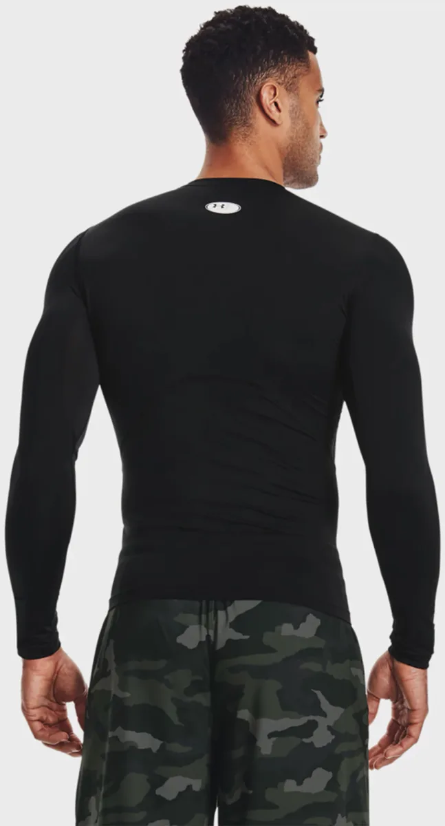 Лонгслів Under Armour поліестер 84% еластан 16% SM чорний чоловічий
