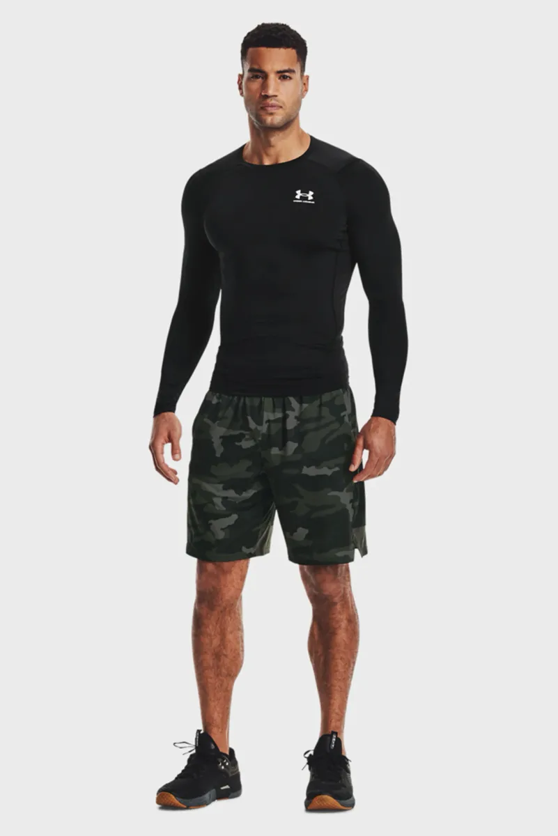 Лонгслів Under Armour поліестер 84% еластан 16% SM чорний чоловічий